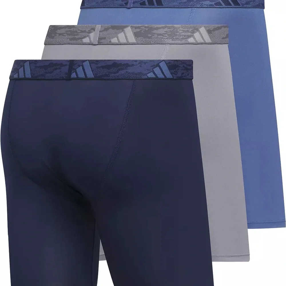 adidas 3-PK Microfiber Comfort Fit Boxer Briefs SM NWT